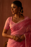 Oasis Embroidered Half Silk Sari